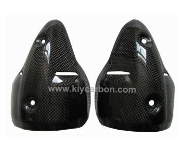 Carbon fiber muffler guard motorcycle part for Ducati Monster