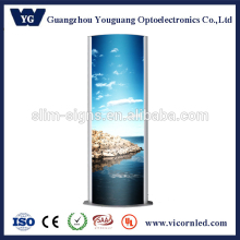 Dual sides Vertical Biconvex Light box without LED light