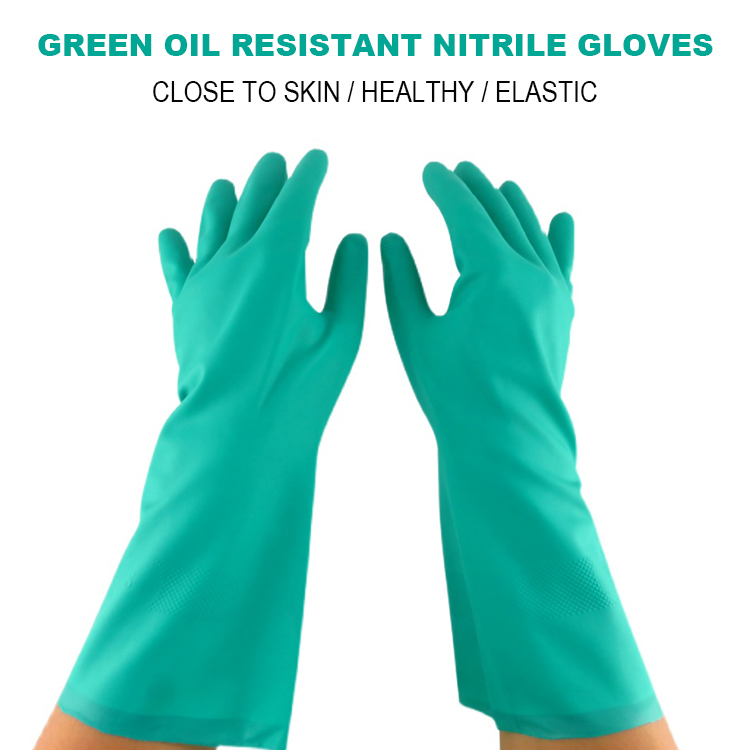 Industrial Gloves Waterproof Nitrile Working Gloves
