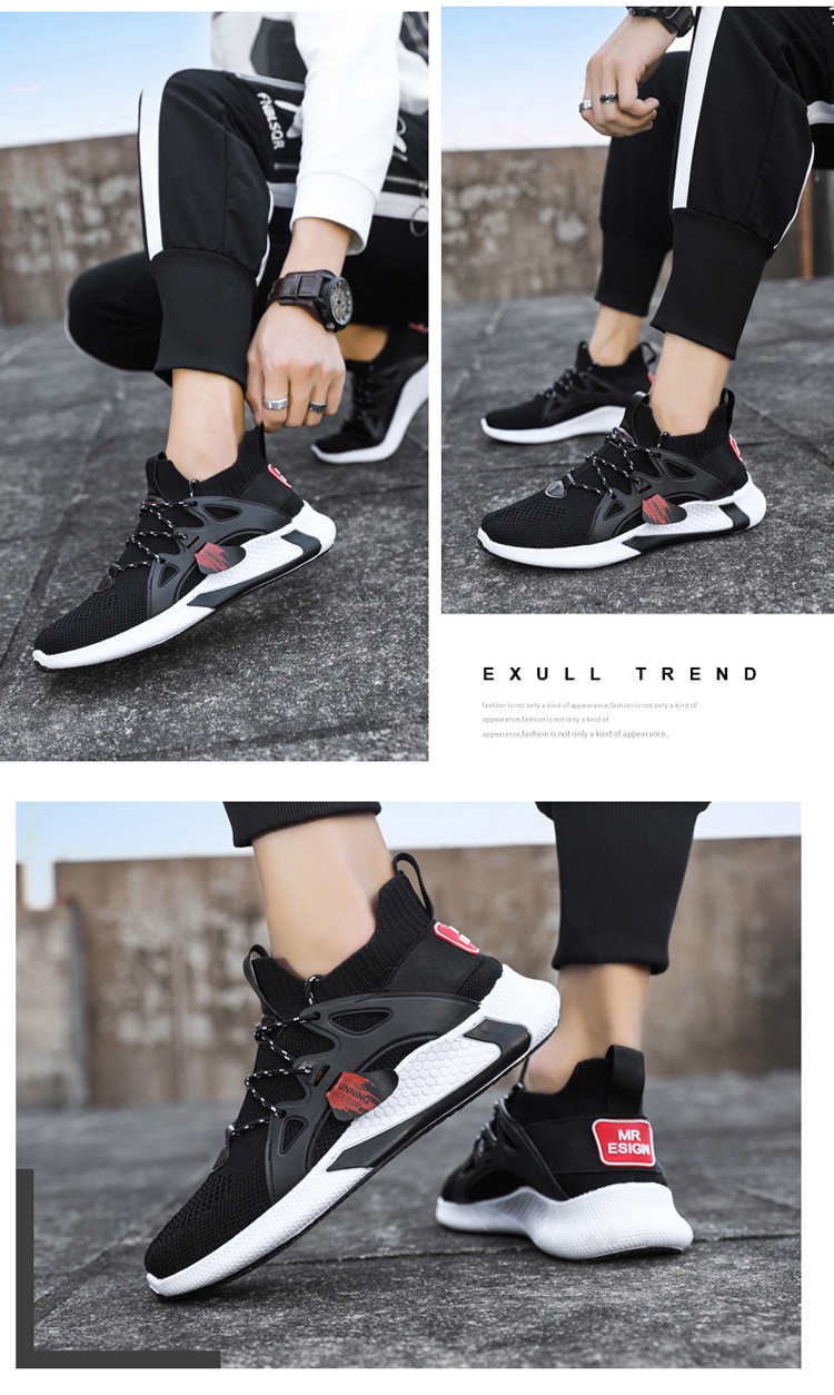 2021 Summer Men Shoes Korean Version of Fashion Casual  Breathable Light Sports Shoes Cross-border Supply Tide Shoes