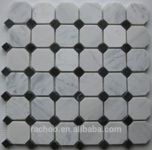 white and black marble floor tile wall kitchen bathroom decor mosaic