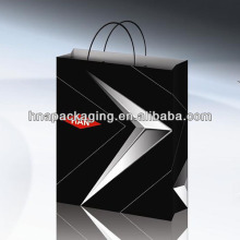 transparent waxed paper bags for food/luxury matt lamination custom paper bag