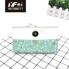 Custom Flower life style PU leather handbag cosmetic bag pencil case&bag multifunctional bag