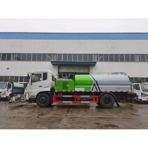 Forward rear high pressure spray cleaning car