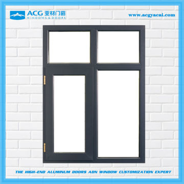 Durable High quality wood color aluminium sliding windows