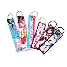 Sublimation Flight Tags benutzerdefinierte Anime Jet Tags Schlüsselbund