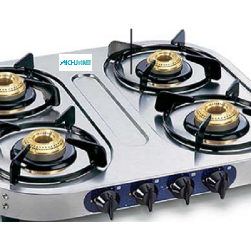 Spectra 4 Burner Designer Stainless Steel Body Stove