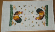 custom kitchen towel with screen printing