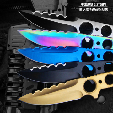 hunting knife/camping knife with nylon bag packing