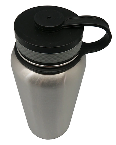 Stainless Steel Vacuum Sports Bottle with Loop 946ml