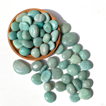 Amazonite Tumbled Stones for Decorative Fish Tanks and Healing - Wholesale Natural Polished Gemstones