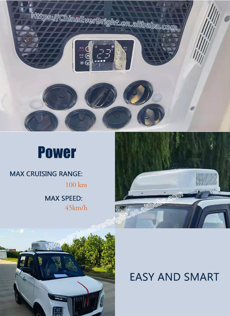 2022 Mini car Cheap Prices used auto electric low speed Adult electric car display racks 4 wheel