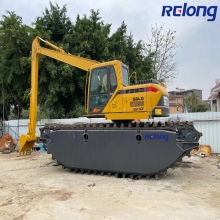 Amphibious Excavator Swamp Buggy Excavator with Floating Pontoon for sales