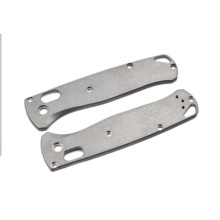 Stone Wash Surface Titanium Knife Scales