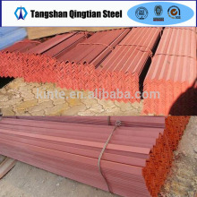 sandblasted painted red oxide primer hot rolled steel angle bar