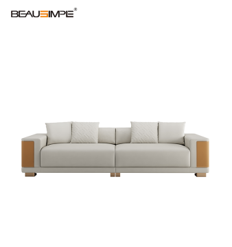 High-End Leather Modular Sectional Sofa