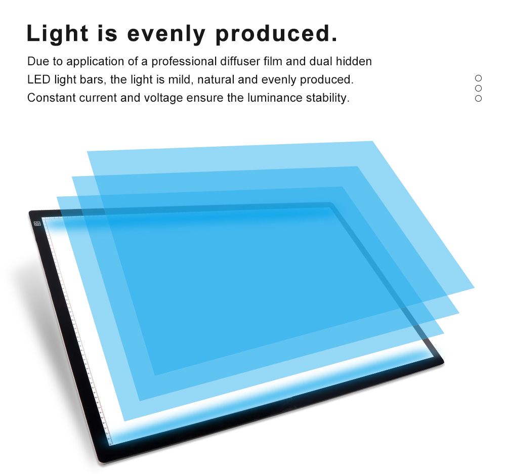 led art light pad tracing