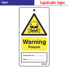 Danger warning and caution PVC stickers labels safety tags