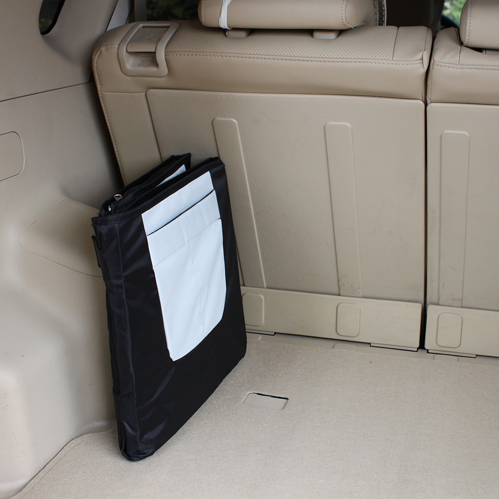 Totally Zippered Up Collapsible Car Trunk Storage Bag