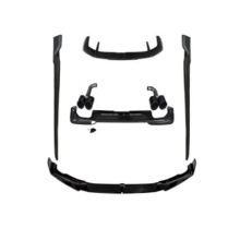 Gloss Black Knight Aero Kit for BMW X3 2021 - M-Tech Style Front Bumper Bodykit