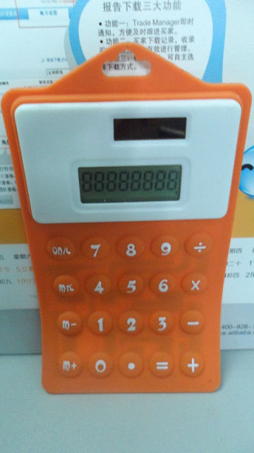 Wholesale!calculator , Fold Calculator , Silicon Calculator ,gift Calculator Hot Sale