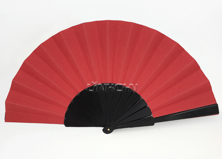 Custom printed wedding fan bamboo paper hand fans