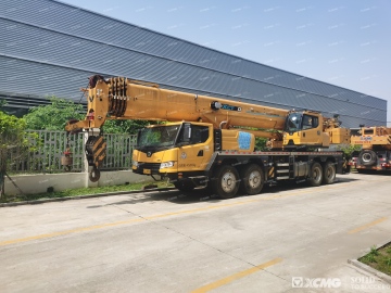Second Hand Mobile Truck Crane XCMG XCT60L6 truck crane