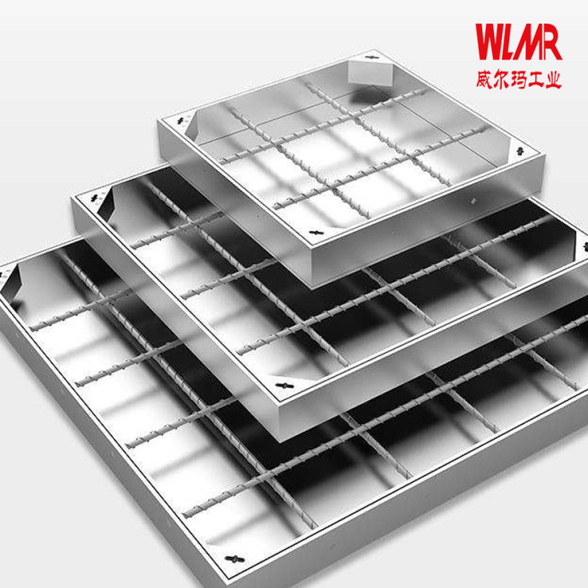 Tampa de grelha de piso de aço inoxidável resistente à corrosão Corrosion Resistant Stainless Steel Floor Grate Cover