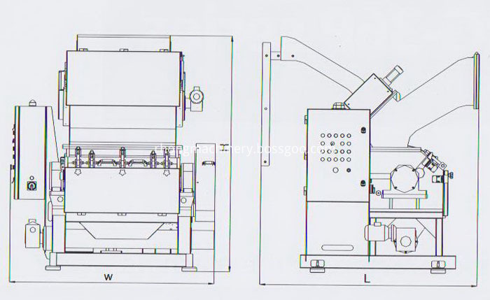 RG-2880 plastic film granulator