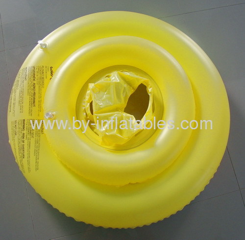PVC inflatable kid seat for swimming