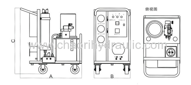 high quality gas charging cart