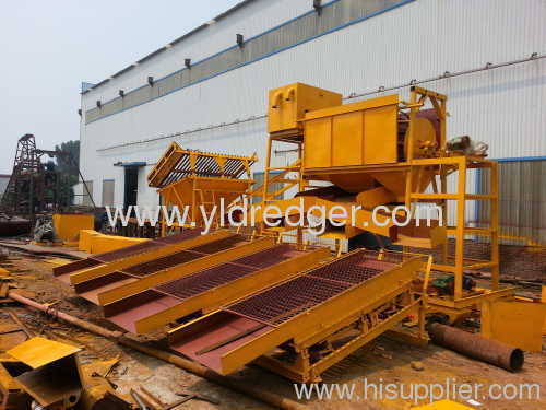 Gravity separator gold recovery machine