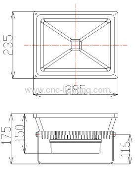 20-50W IP65 COB LED Floodlight 