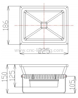 20-50W IP65 COB LED Floodlight 