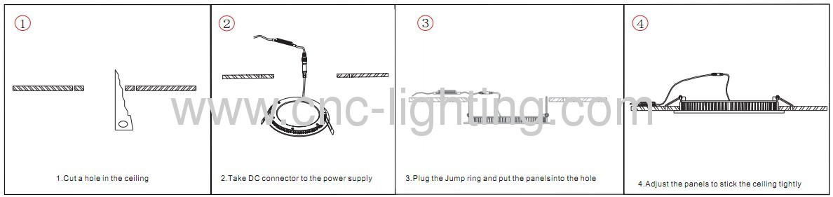 8W Round PWM Dimming LED Panel Light