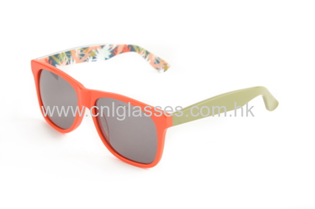 Tortoise Frame Sunglasses, Fashion Acetate Amber Sunglasses