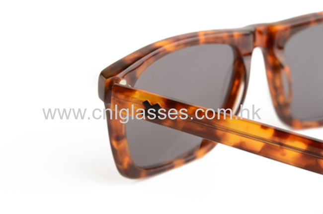 Tortoise Frame Sunglasses, Fashion Acetate Amber Sunglasses