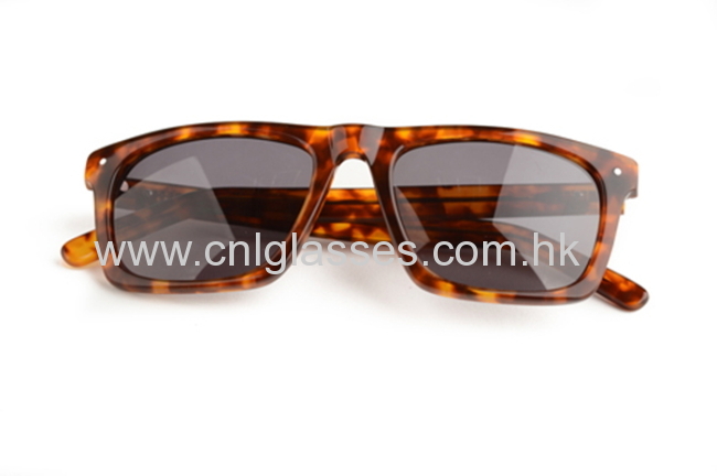 Tortoise Frame Sunglasses, Fashion Acetate Amber Sunglasses