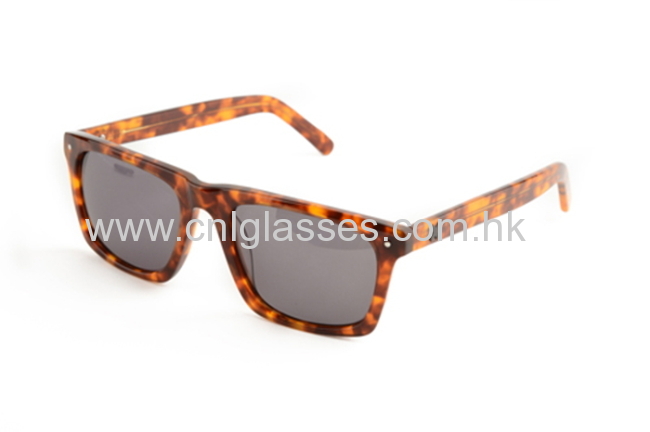 Tortoise Frame Sunglasses, Fashion Acetate Amber Sunglasses