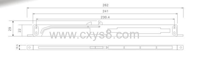 High quality sliding door buffer self closing system YDP-0585