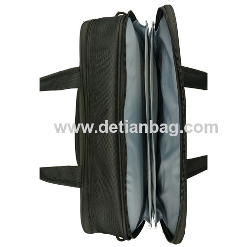 Black trendy business travel laptop briefcase for notebook 13.31516 