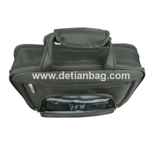 Black trendy business travel laptop briefcase for notebook 13.31516 