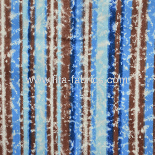 100% Cotton camouflage pattern single yarn drill fabric