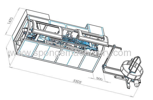 SL-12P Auto Pocket Spring Machine berkelajuan tinggi