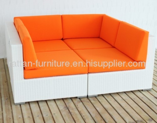Outdoor wicker furniture garden rattan corner sofa set