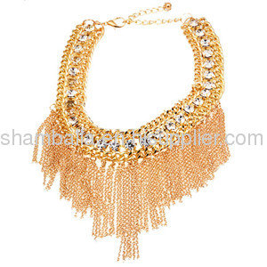 Cheap Colorful Acrylic Beaded Necklace Bib Statement Necklaces 2013 for women