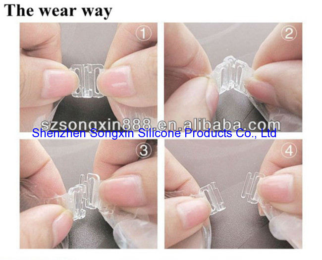 Silicone Adhesive Stick On Gel Push Up Strapless Backless Invisible Bra * 100% Brand New *