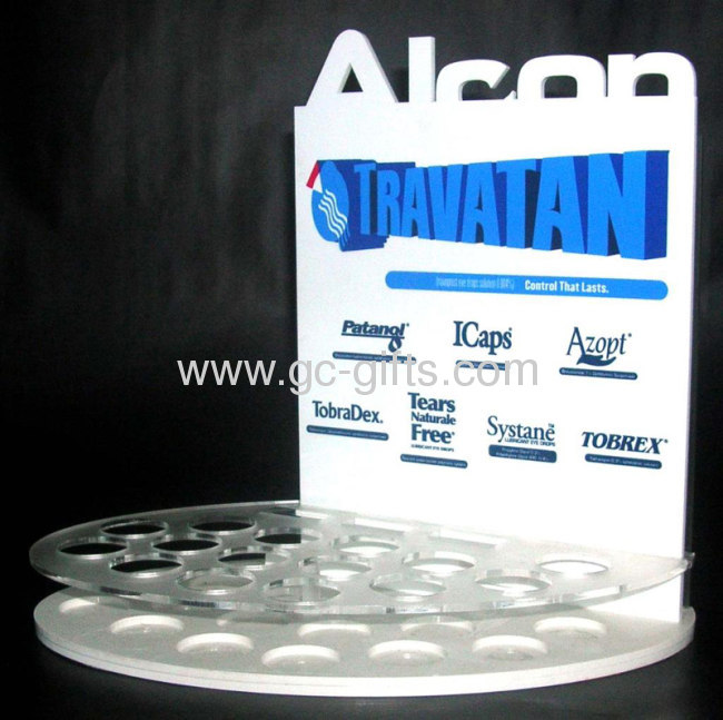 Custom acrylic cosmetic display stands