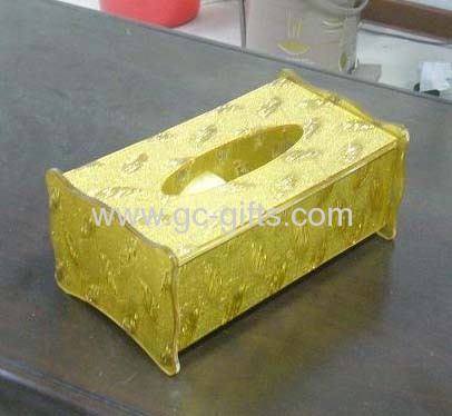 Rectangluar acrylic tissue boxes