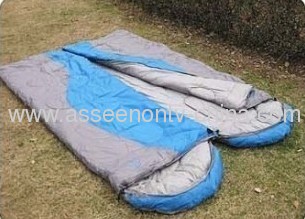 Outdoor lovers sleeping bag patchwork cotton double sleeping bag camping sleeping bag spring and autumn sleeping bag